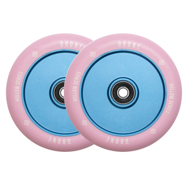DRONE HOLLOW SERIES WHEELS 110MM - PASTEL BLUE/PINK